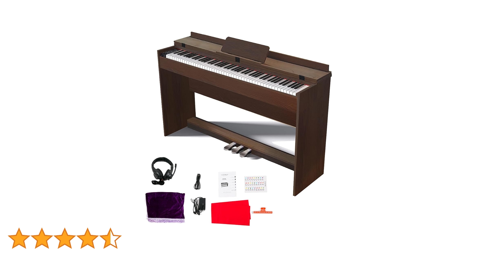 Amazon | Carina 電子ピアノ 88鍵盤 キーボード ハンマー
